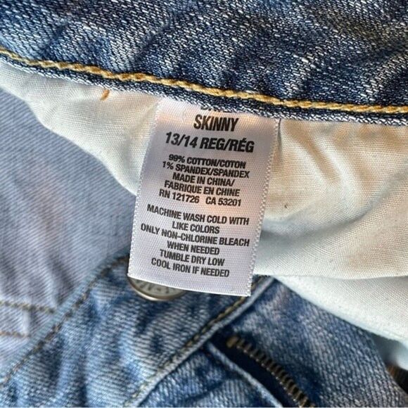 Aeropostale Distressed Bayla Skinny Jeans, size 13/14 - Picture 7 of 8